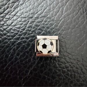 Soccer ball Italian charm